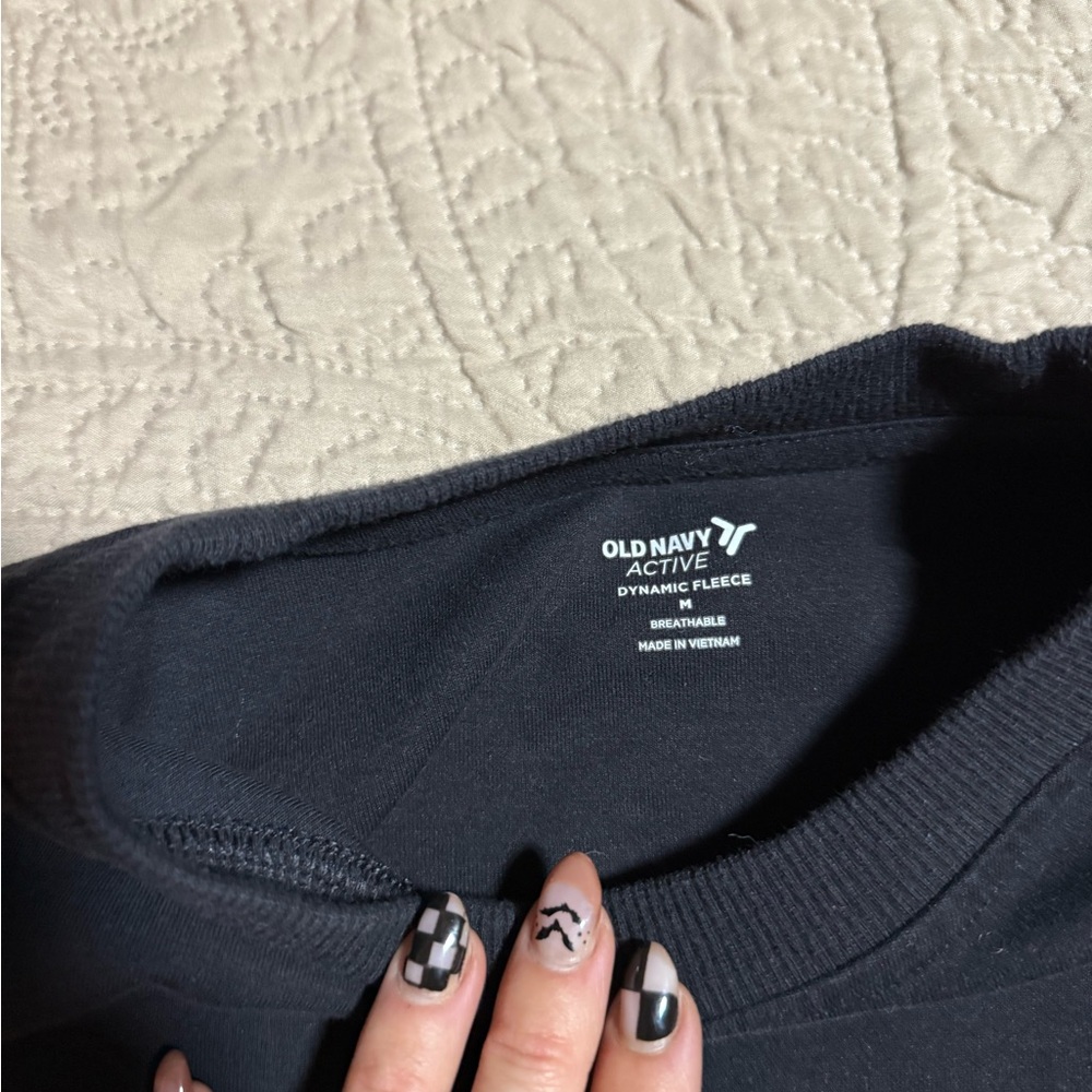 Old navy dynamic fleece black matching sweat set - Picture 3 of 4